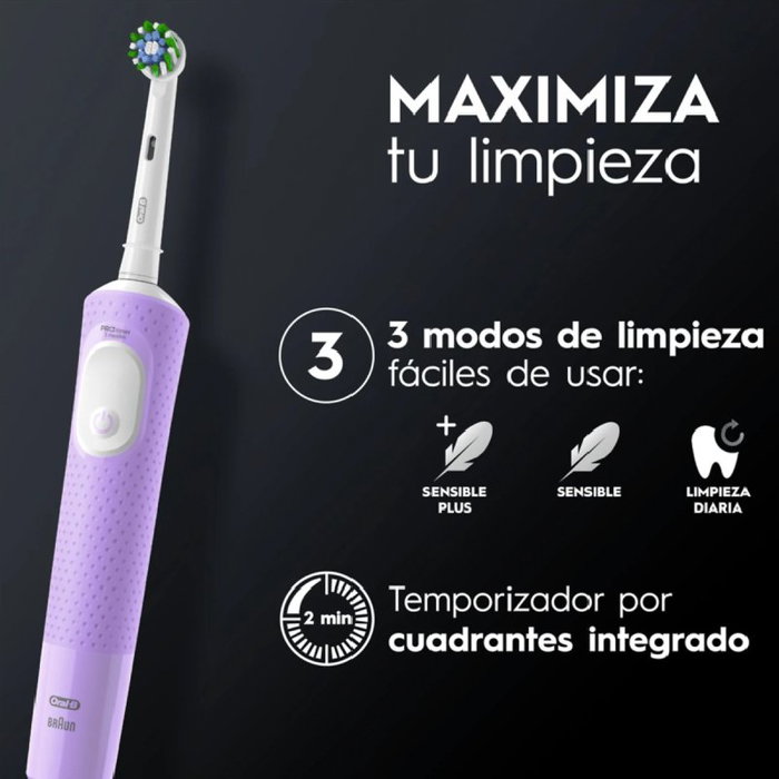 Oral-B Vitality Pro Cepillo de Dientes Eléctrico Recargable - Violeta Oral-B Vitality Pro Cepillo de Dientes Eléctrico Recargable - Violeta
